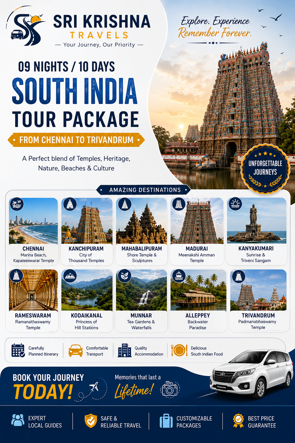 Sri Krishna Travels customer support and booking assistance